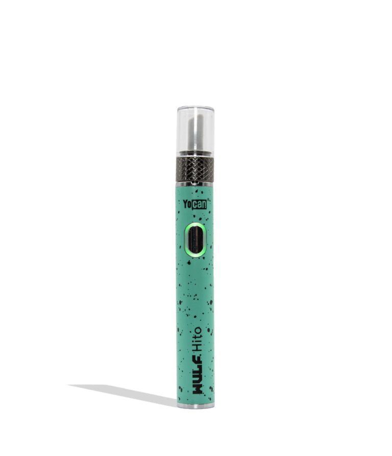 Wulf Mods Hito Knife Kit teal black spatter colorway on a white background