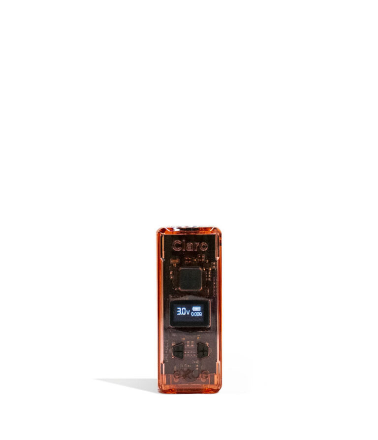 Red Exxus Vape Claro 510 Thread Battery 12pk Front View on White Background