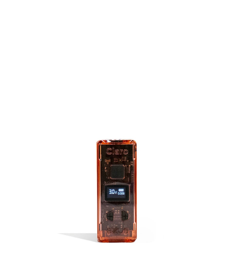 Red Exxus Vape Claro 510 Thread Battery 12pk Front View on White Background