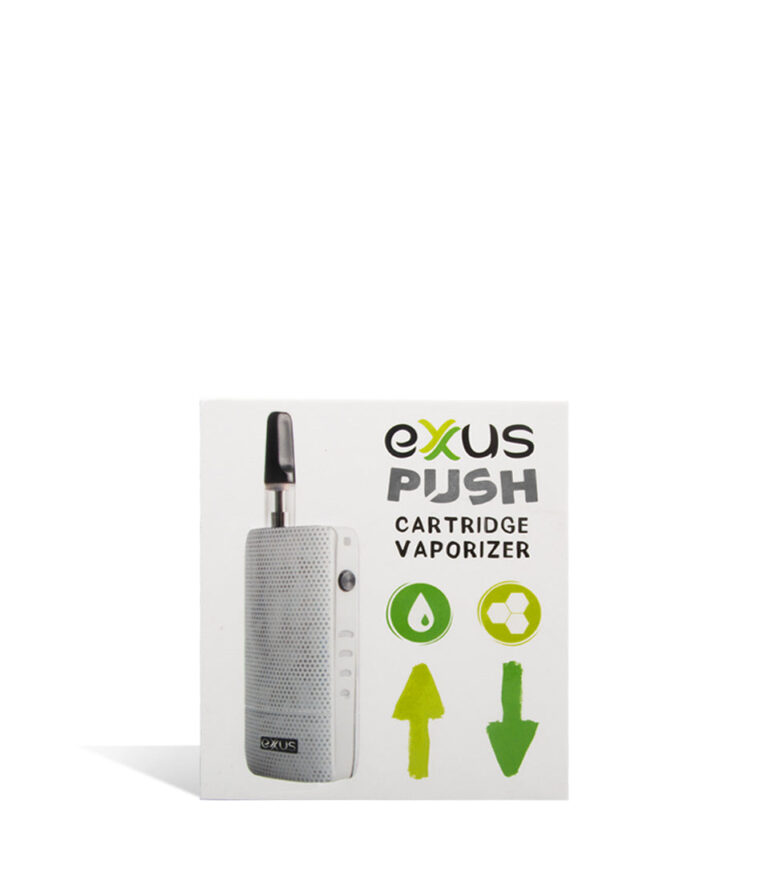 Arctic White single pack Exxus Vape Push 510 Thread Battery 12pk on white background