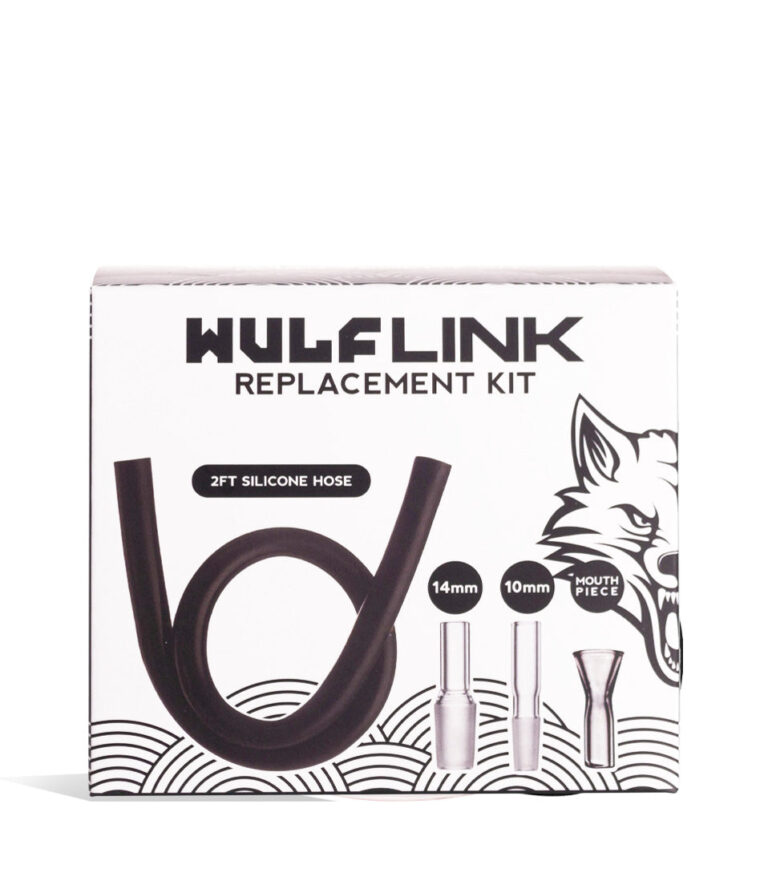 Smoke packaging Wulf Mods Link Puffco Attachment Replacement Kit on white background