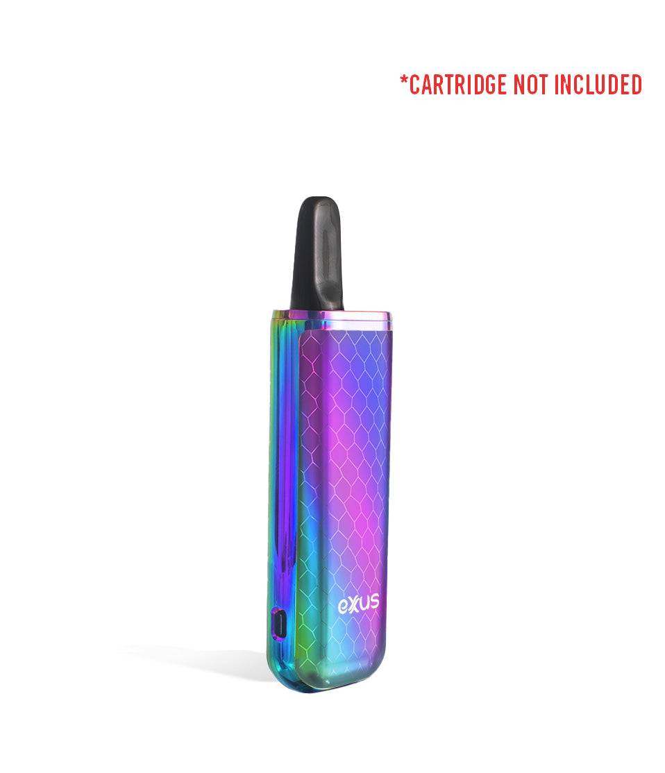 Full Color Cobra side view with cartridge Exxus Vape MiNovo 510 Thread Battery on white studio background