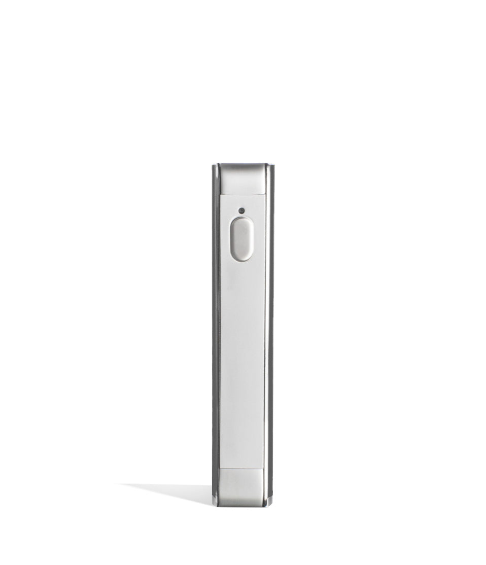 Gunmetal front Exxus Vape Snap VV 510 Thread Battery on white studio background