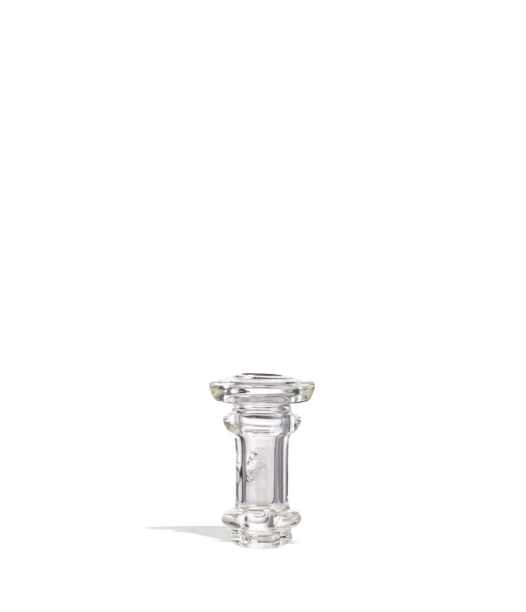 Clear Wulf Mods Towr Puffco Pivot Top 15pk Front View on White Background