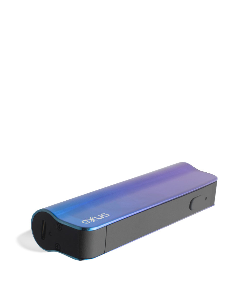 Nebula laying down Exxus Vape Snap VV 510 Thread Battery on white studio background