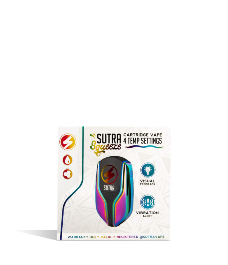 Full Color single pack Sutra Vape Squeeze 510 Thread Battery 6pk on white background