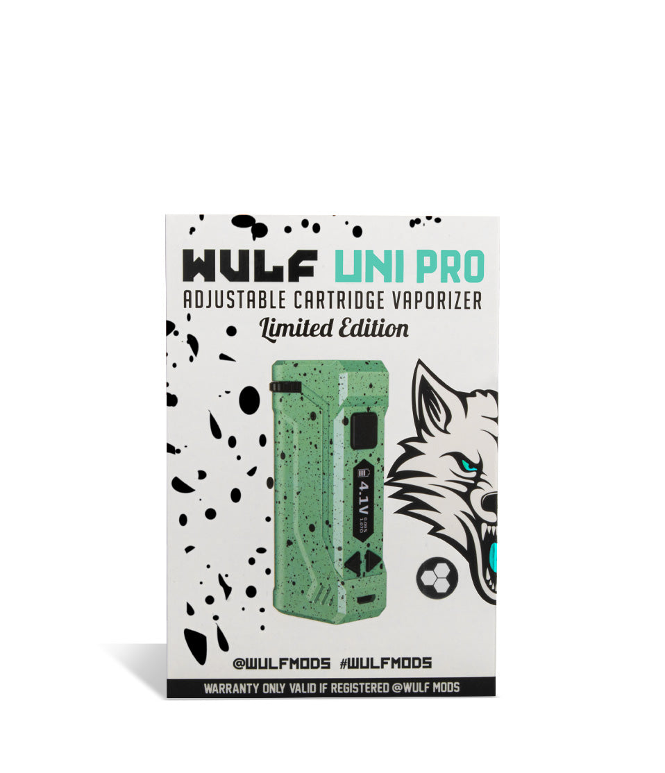 TBSP Packaging Wulf Mods UNI Pro Adjustable 510 Thread Battery on white background