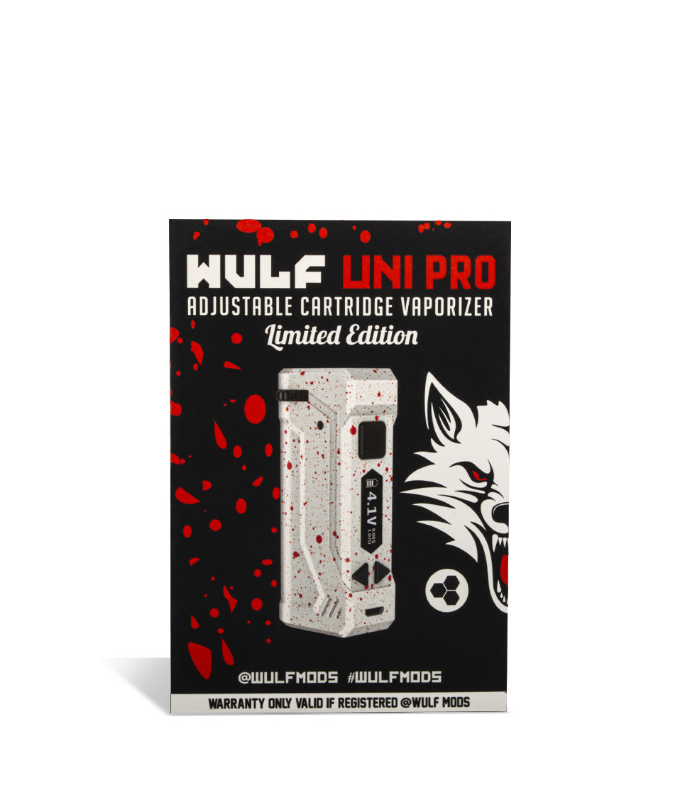 WRSP Packaging Wulf Mods UNI Pro Adjustable 510 Thread Battery on white background
