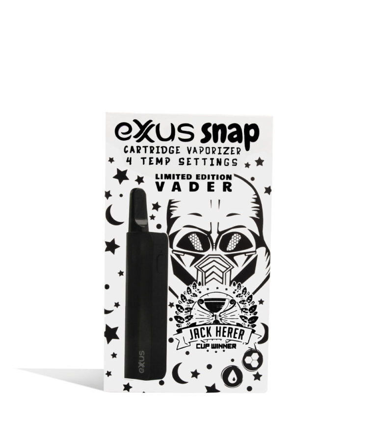 Vader Packaging Exxus Vape Snap VV 510 Thread Battery on white background