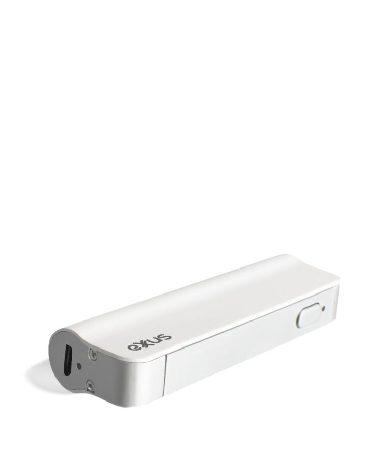 Pearl charging port Exxus Vape Snap VV 510 Thread Battery on white studio background