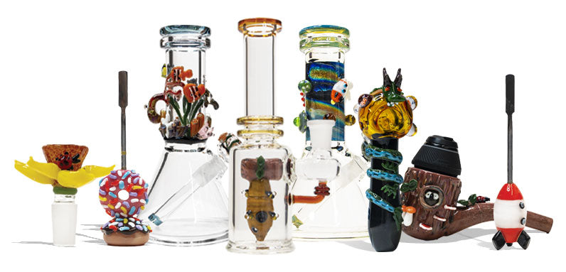 Empire Glassworks products on white background