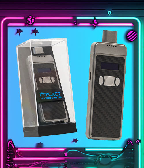Evolv Vapor Neon Ad with pink and green lighting