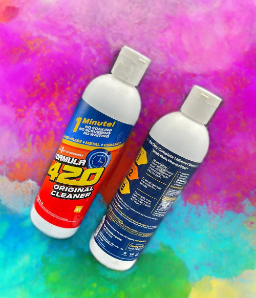 Formula 420 on pastel background