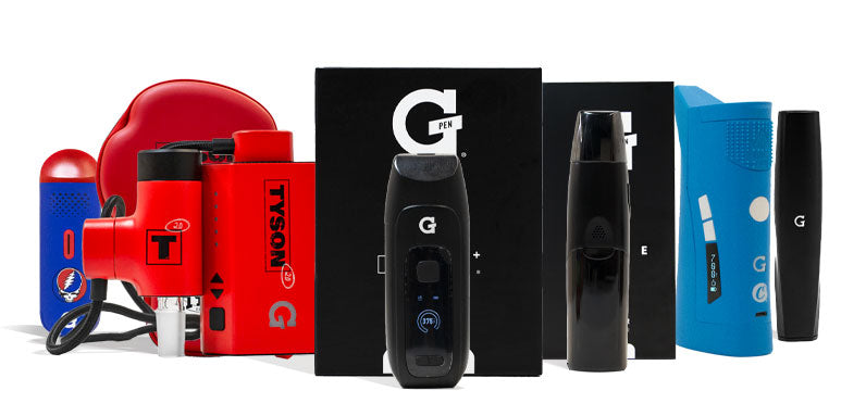 G Pen products standing on white background