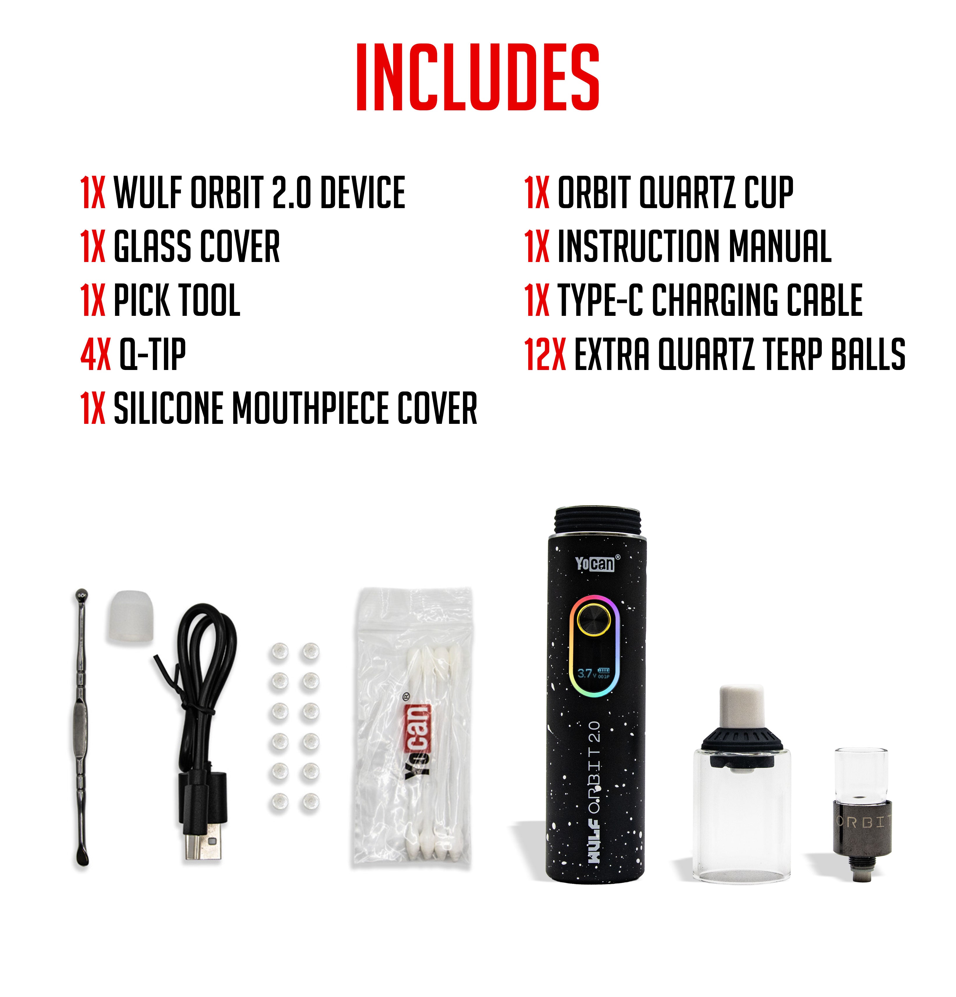 what included with Wulf Orbit 2.0 purchase