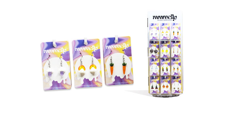 Mmmelty Products On White Background