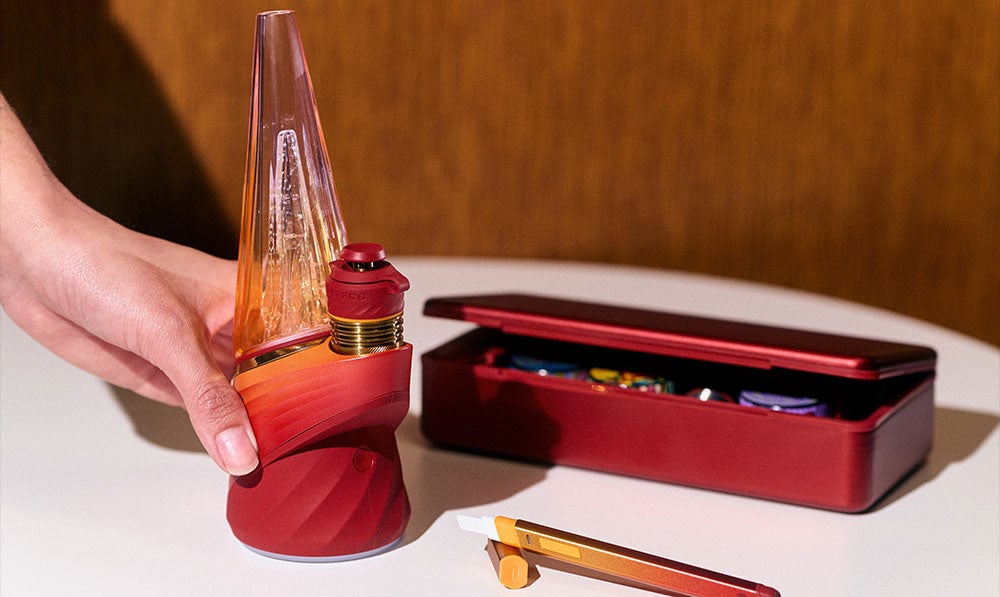 puffco peak red sunset color