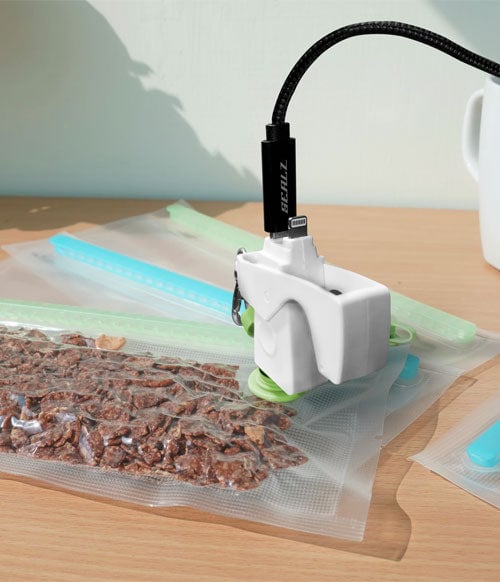 Sealz vacuum seal bag being used
