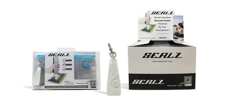 Sealz products on white background
