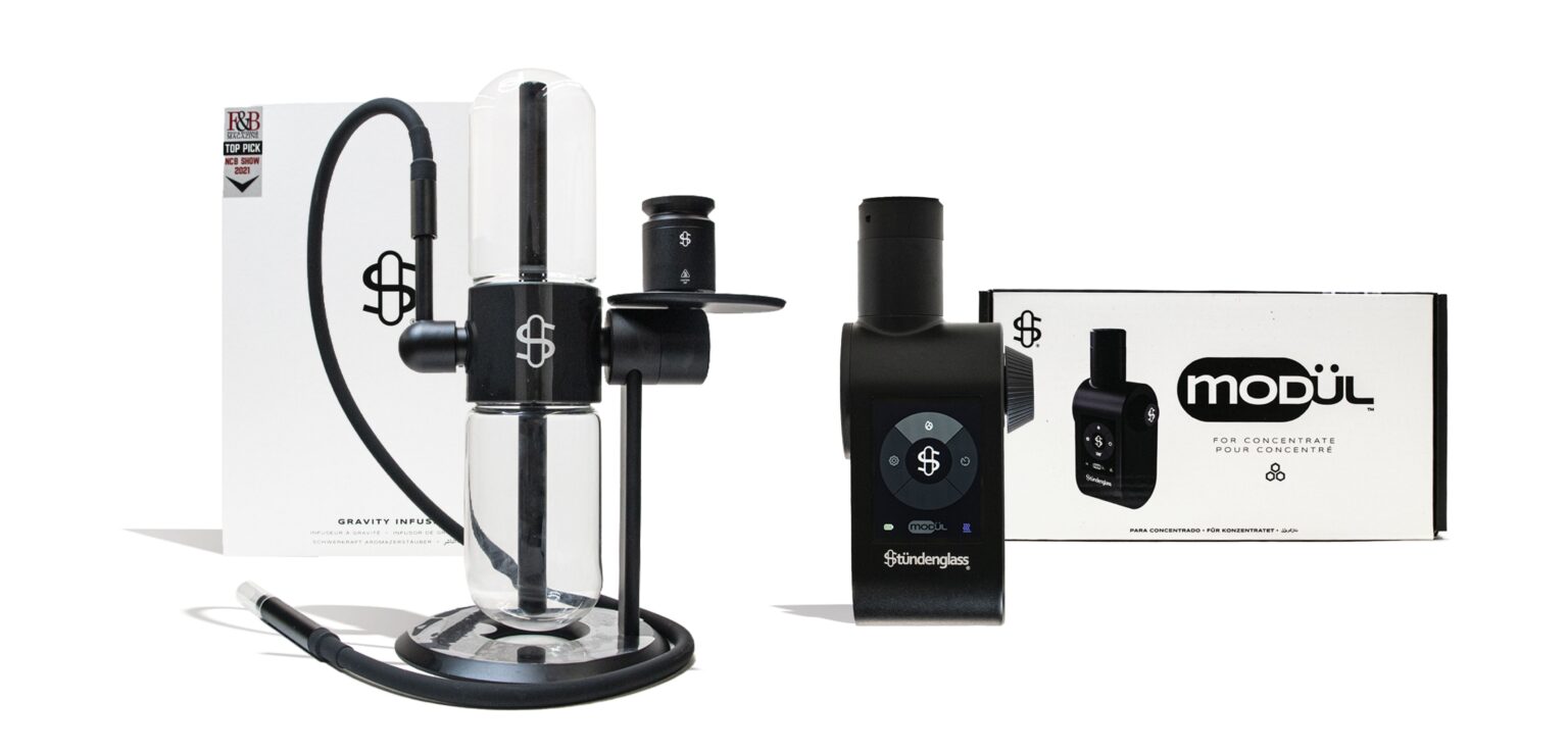 Stundenglass Products on White Background