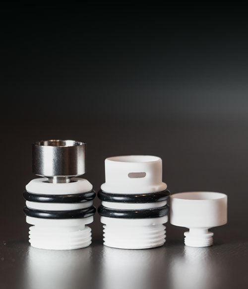 Sutra DBR Pro replacement coils standing on black desk