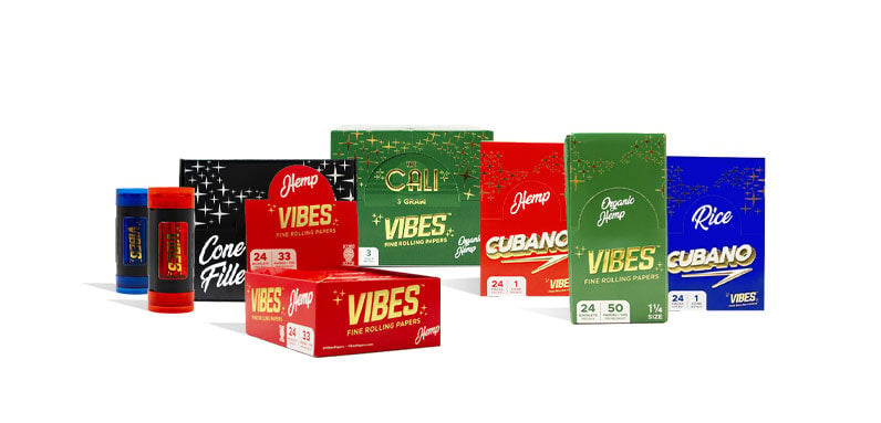 Vibes Products On White Background