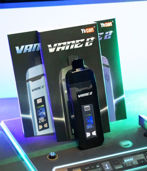 Yocan Vane 2 On Futuristic Display