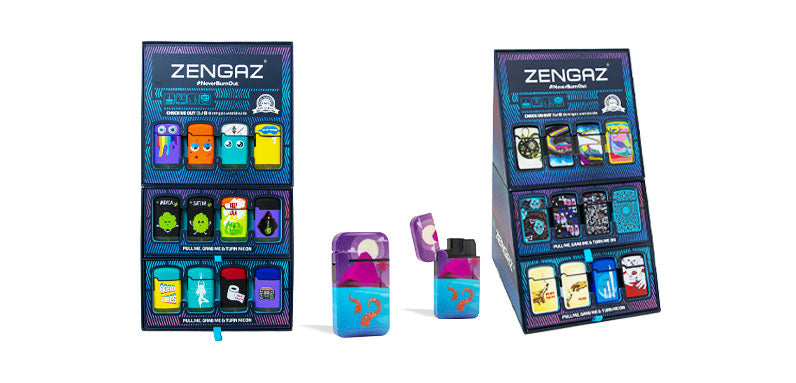 Zengaz Products on White Background