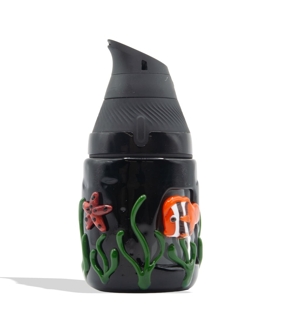 Empire Glassworks Under the Sea Puffco Proxy Core Attachment bottom attached front view to proxy core