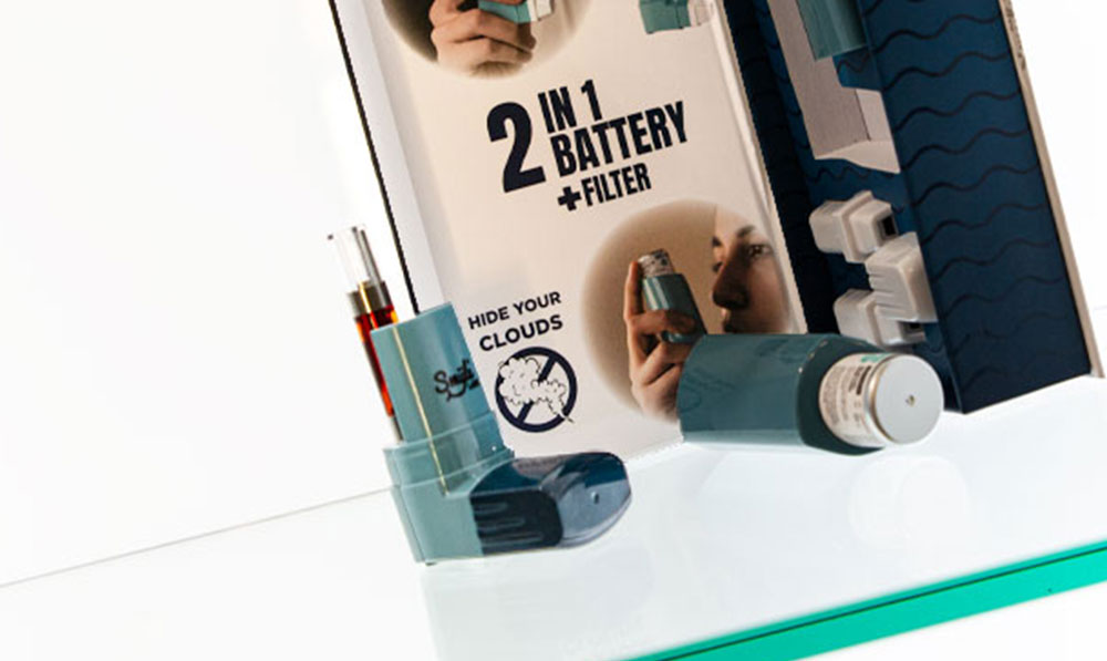 smyle inhaler 510 stealth battery cartridge
