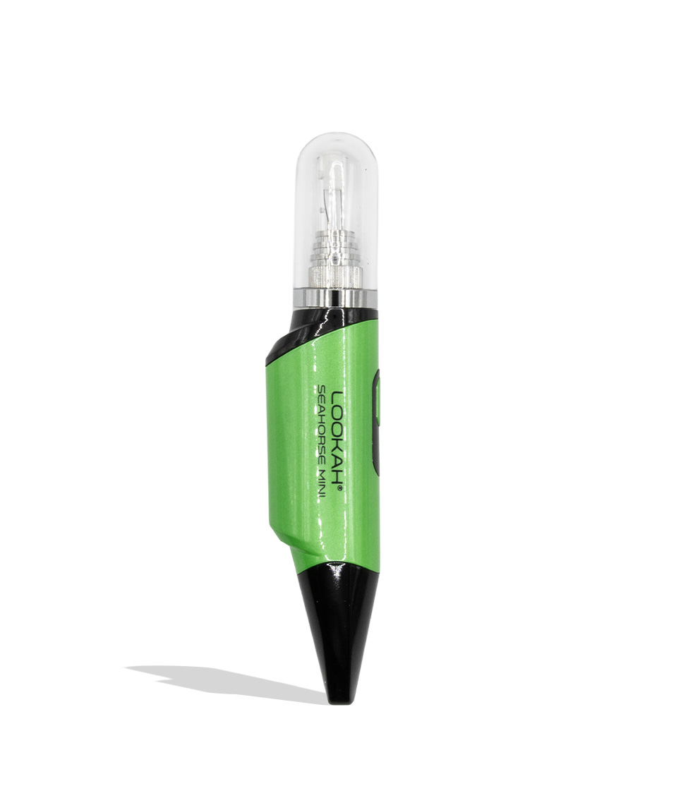 Lookah Seahorse Mini Electric Nectar Collector green on white background