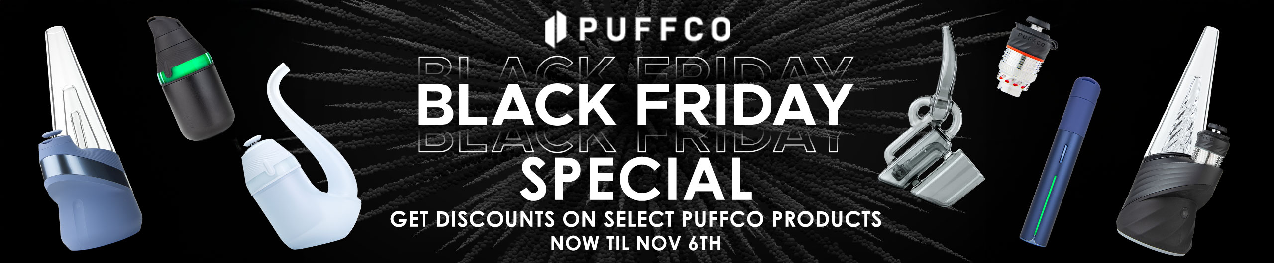 Puffco Black Friday Banner