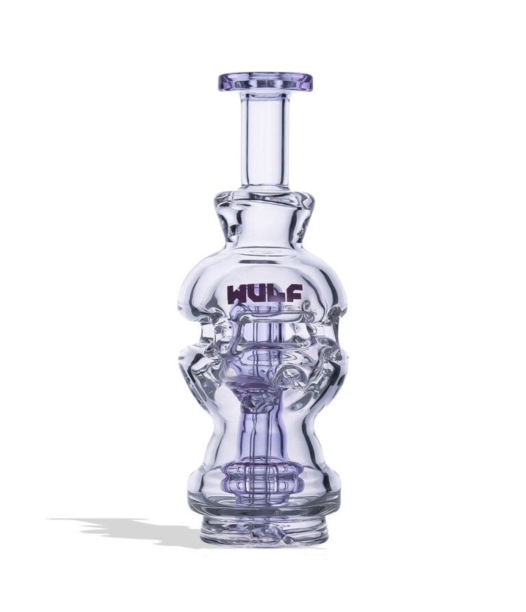 Purple Wulf Mods Echo Puffco Peak Top front view on white background