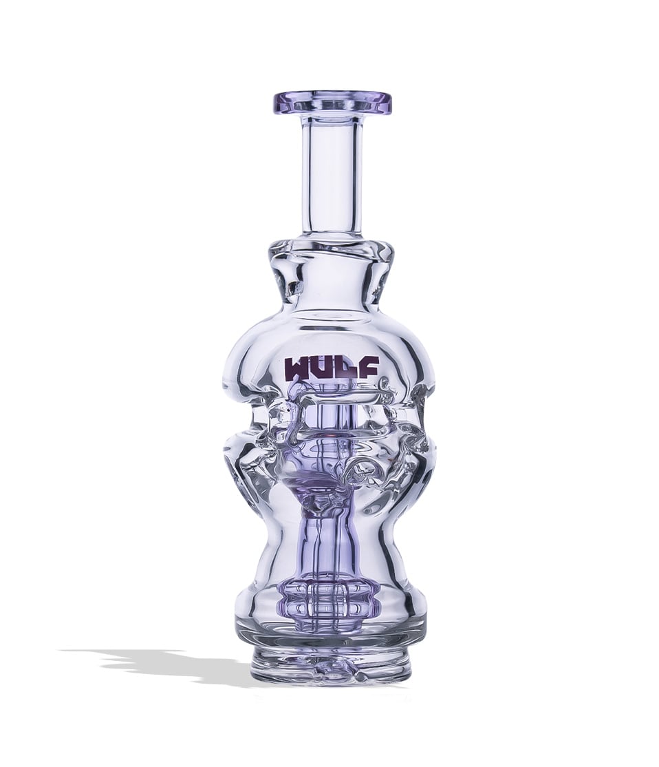 Purple Wulf Mods Echo Puffco Peak Top front view on white background