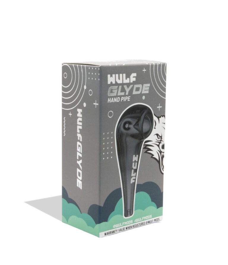 Smoke Wulf Mods Glyde Hand Pipe packaging on white background